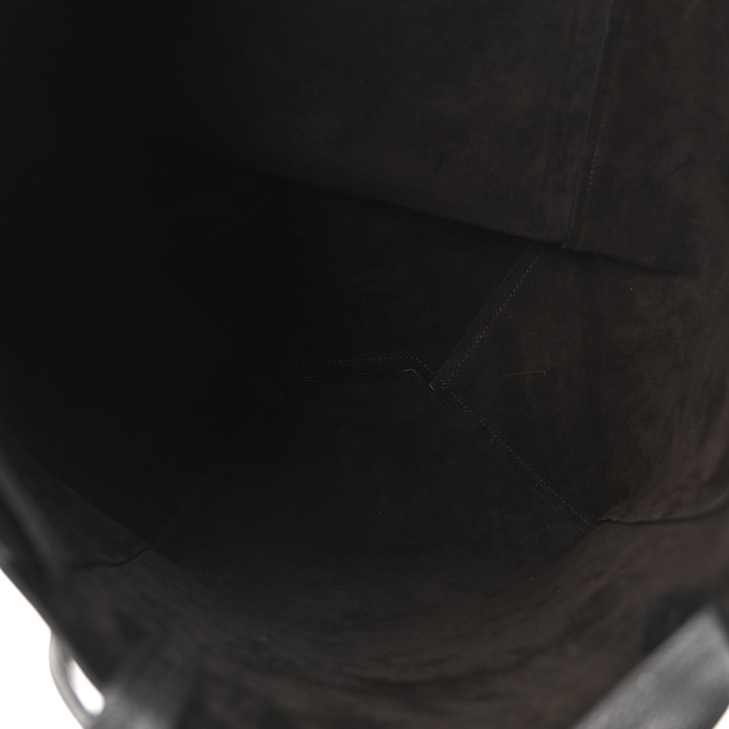 Soft Grained Calfskin Small Belt Cabas Phantom Black