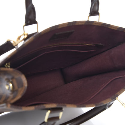 Louis Vuitton Damier Ebene Sac Plat NM 6 of 7