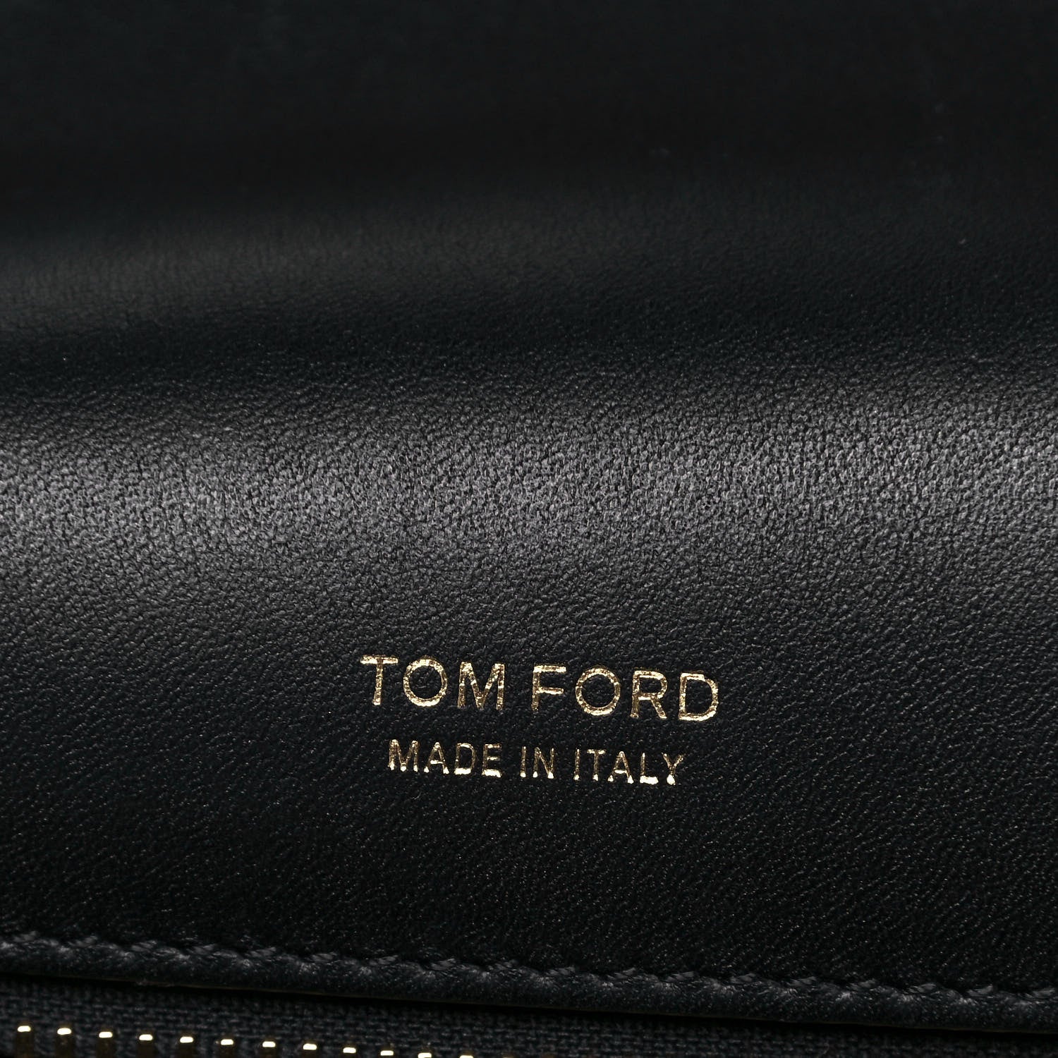 Tom Ford Calfskin Hollywood T Twist Shoulder Bag Black 6 of 12