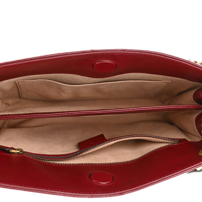 Gucci Azalea Calfskin Matelasse Heart Medium GG Marmont Slim Shoulder Bag Romantic Cerise 5 of 10