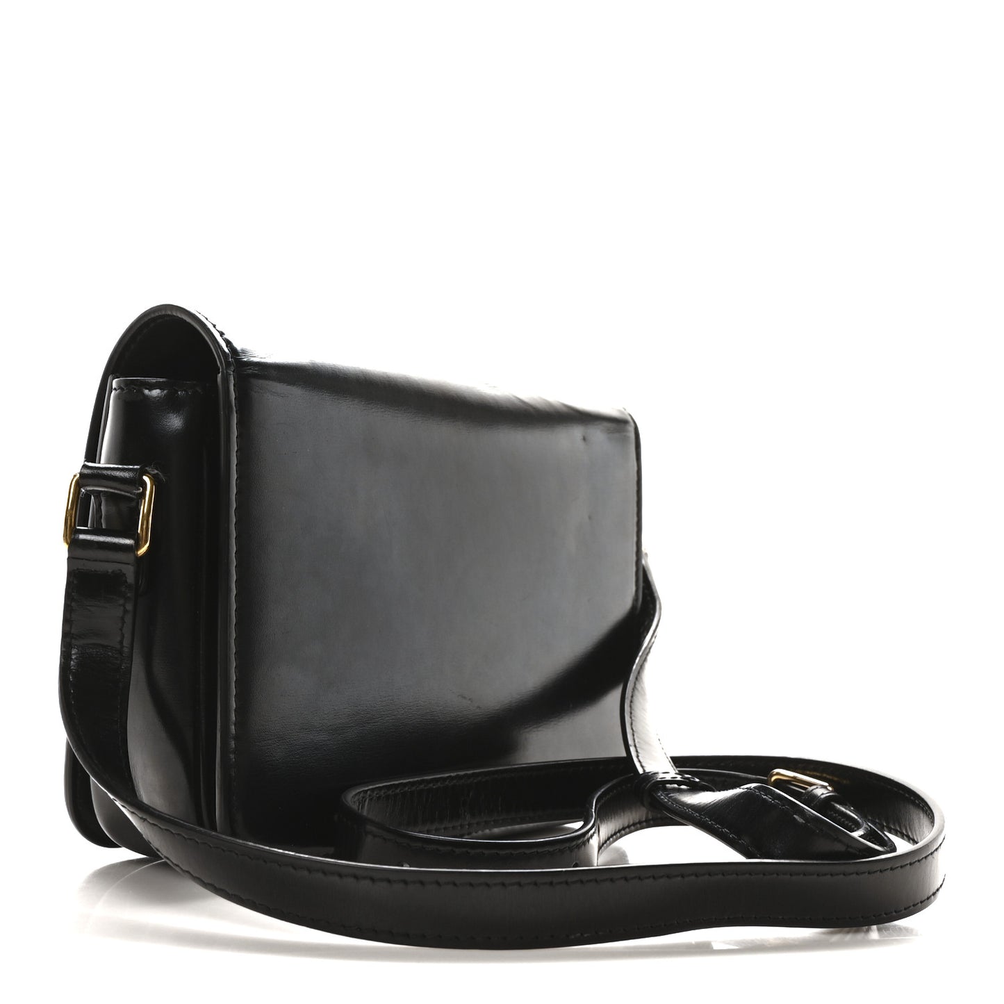 Shiny Calfskin Teen Triomphe Black