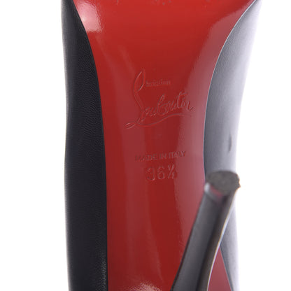 Christian Louboutin Shiny Nappa Apostrophy 100 Pumps 36.5 Black 7 of 10