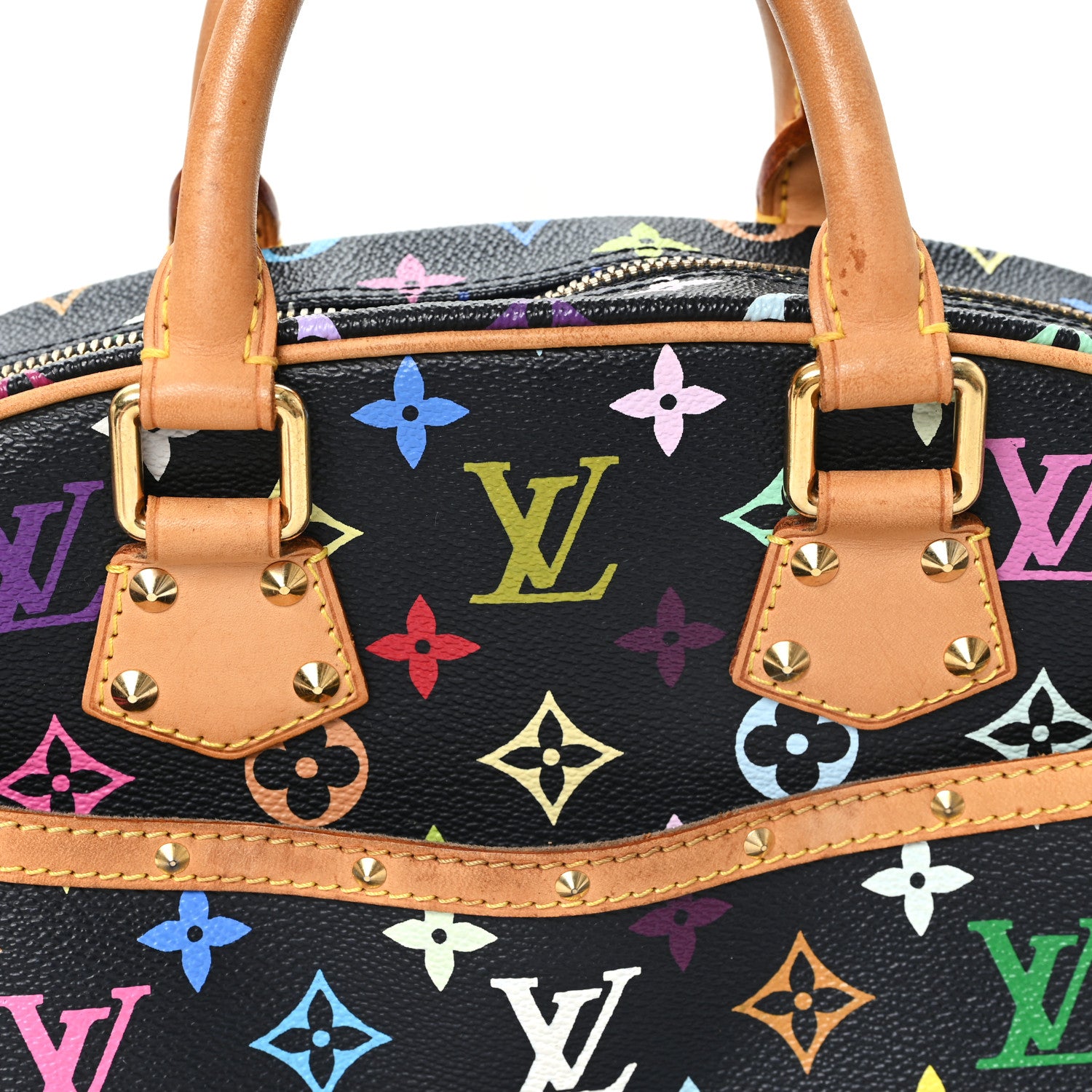 Louis Vuitton Monogram Multicolor Trouville Black 7 of 9