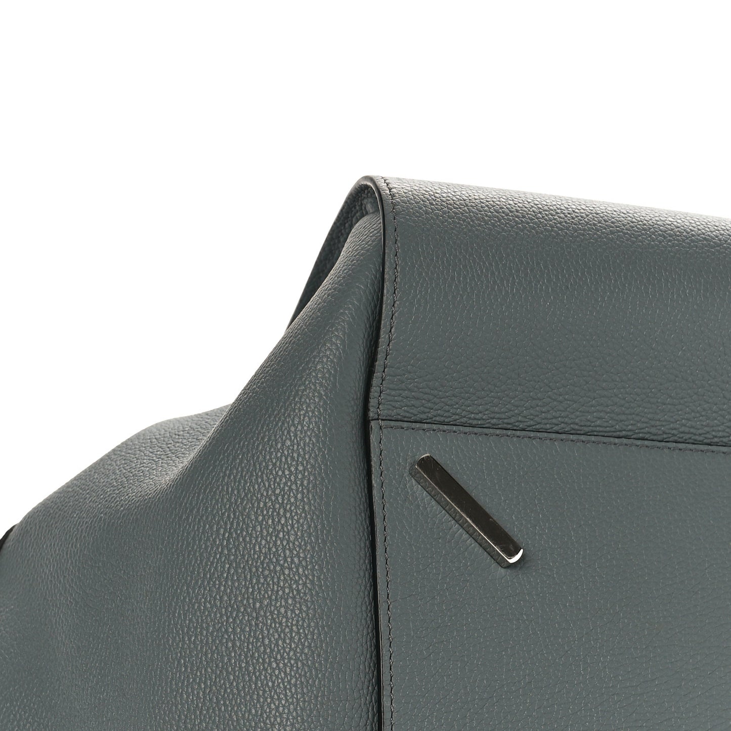 Grained Calfskin Small Hammock Shoulder Bag Blue