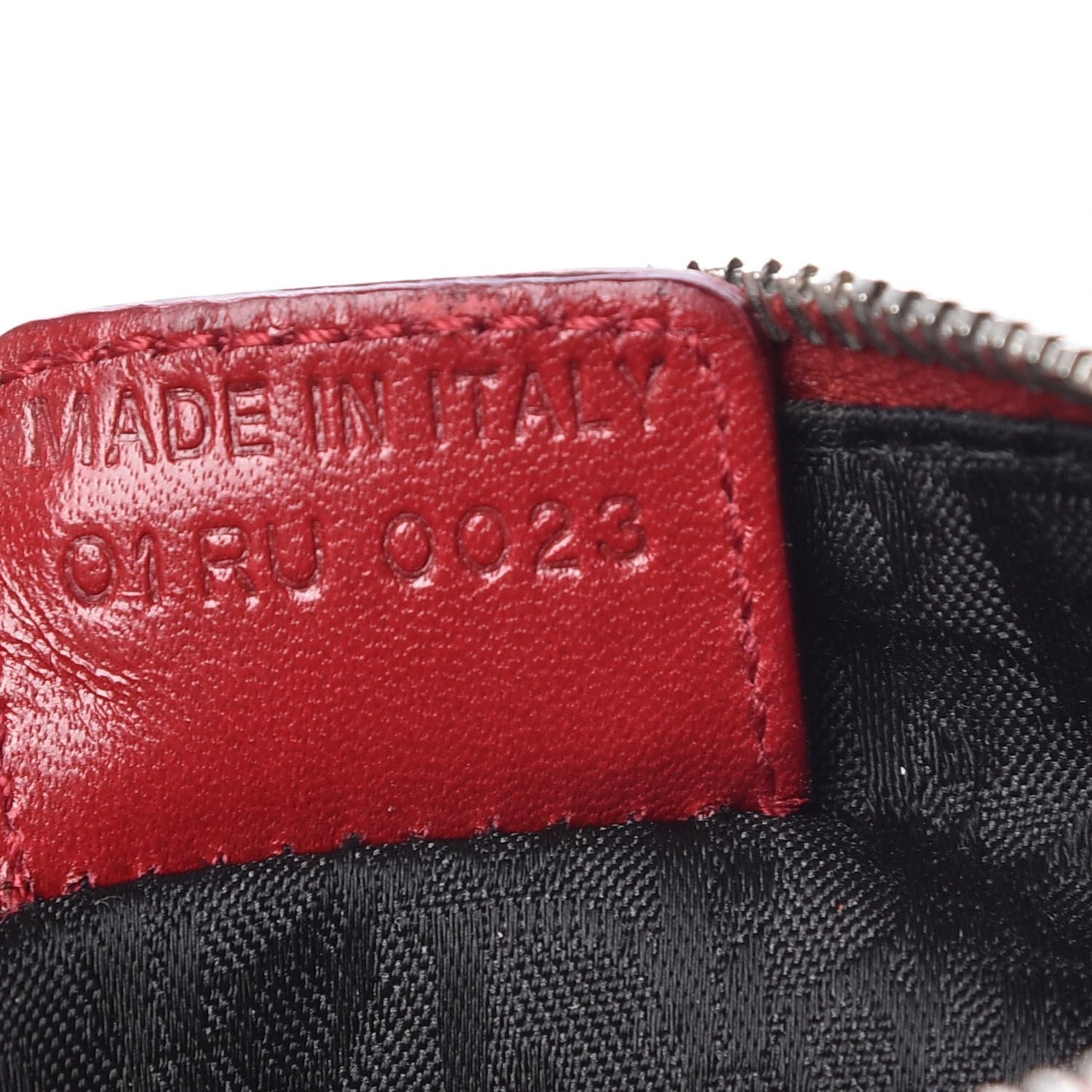 Canvas Le Victim Mini Saddle Pochette Red