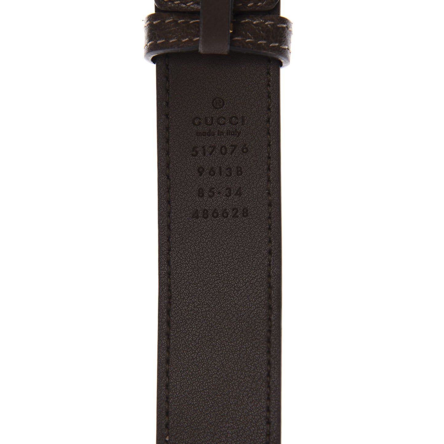 GG Supreme Monogram Web Small Ophidia Belt Bag 85 34 Dark Brown
