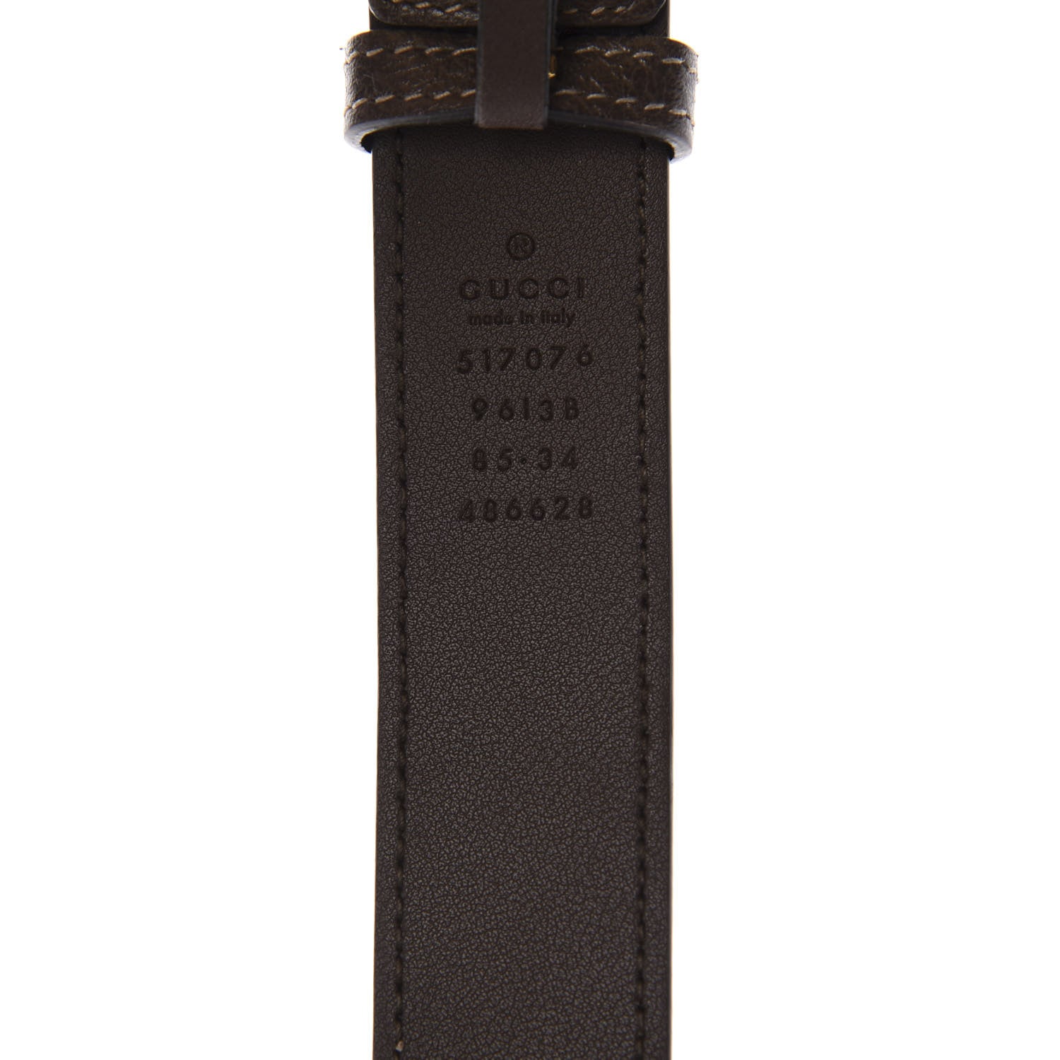 Gucci GG Supreme Monogram Web Small Ophidia Belt Bag 85 34 Dark Brown 10 of 11