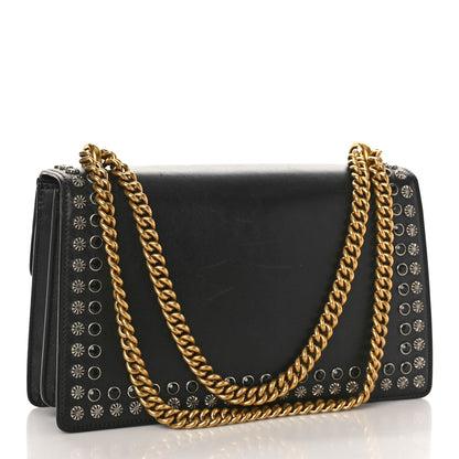 Gucci Calfskin Studded Small Dionysus Shoulder Bag Black 3 of 12