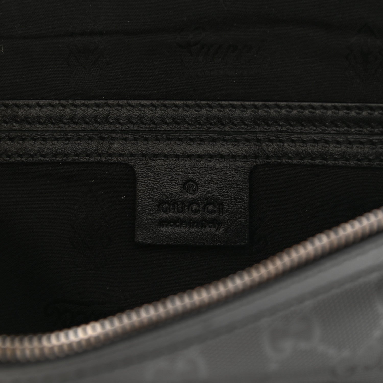 Gucci Imprime Monogram Belt Bag Black 6 of 9