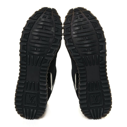 Louis Vuitton Suede Monogram Run Away Sneakers 40 Black 5 of 8