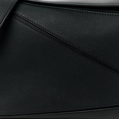 Loewe Calfskin Medium Puzzle Bag Black 8 of 10