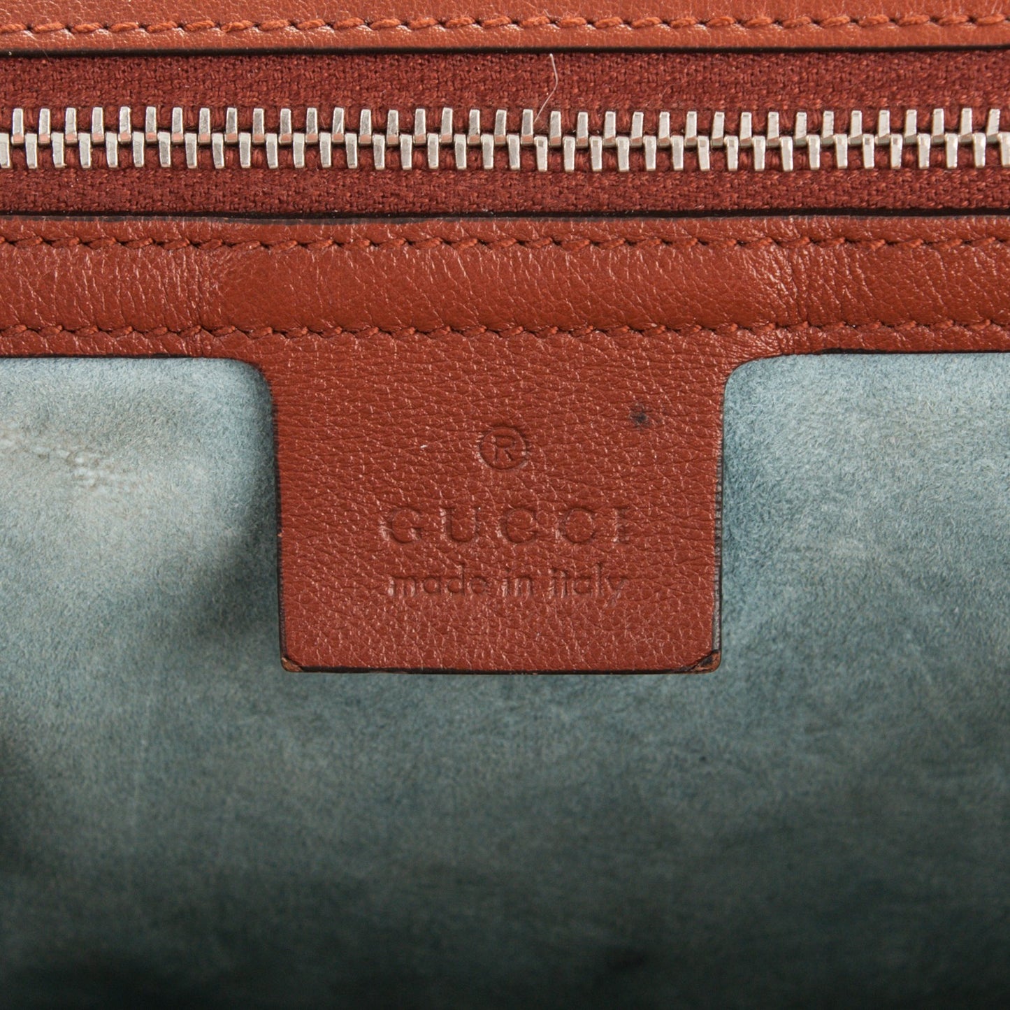 Python Small Lady Lock Satchel Brown