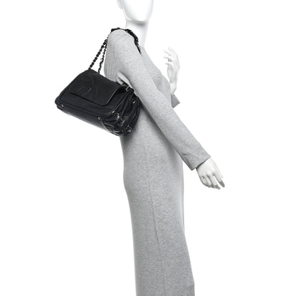 Chanel Caviar Diagonal Ligne Flap Black 2 of 10