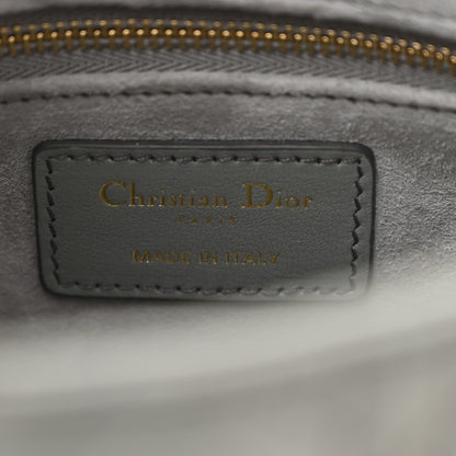 Christian Dior Lambskin Cannage Gradient Small My ABCDior Lady Dior Grey 6 of 12
