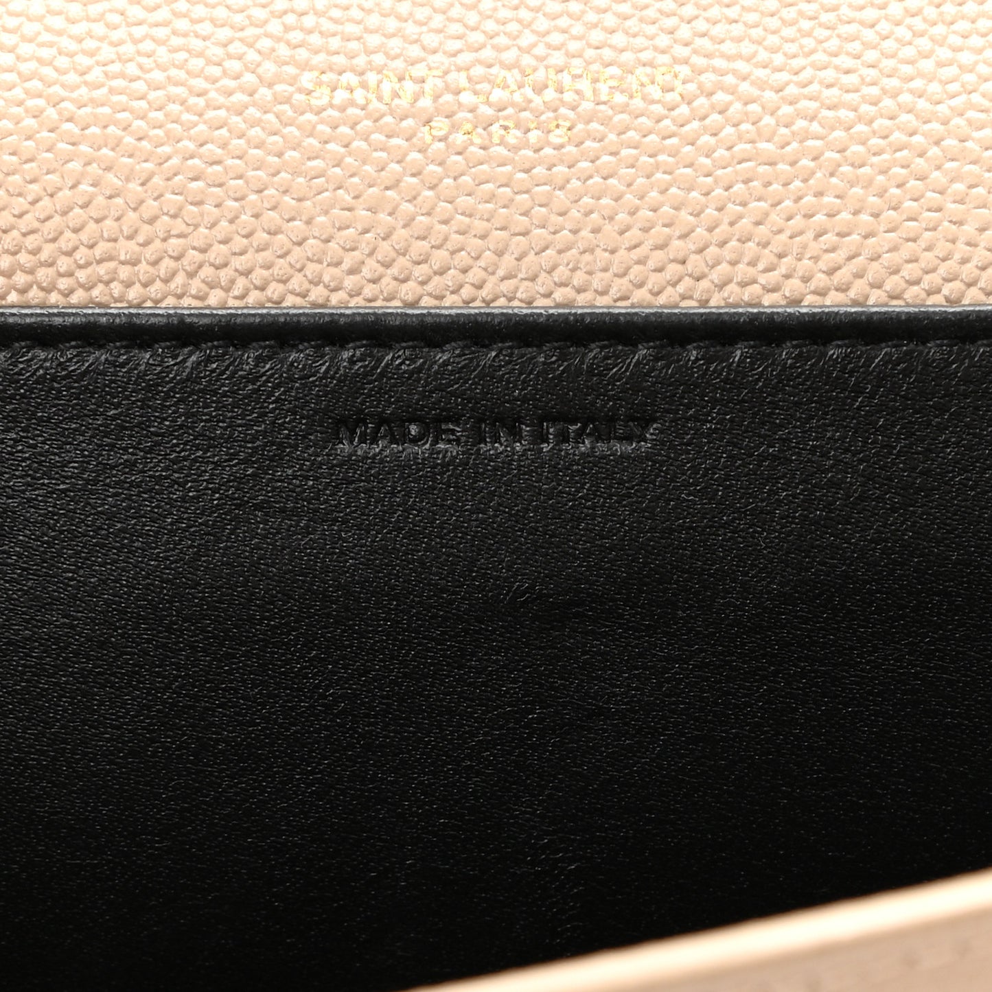 Grain De Poudre Monogram Uptown Chain Wallet Dark Beige
