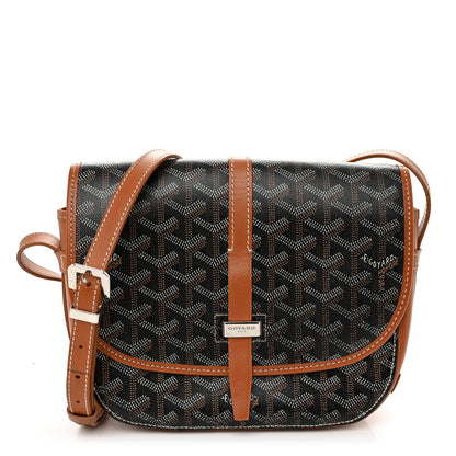 Goyard Goyardine Belvedere II PM Messenger Bag Black Gold 1 of 12