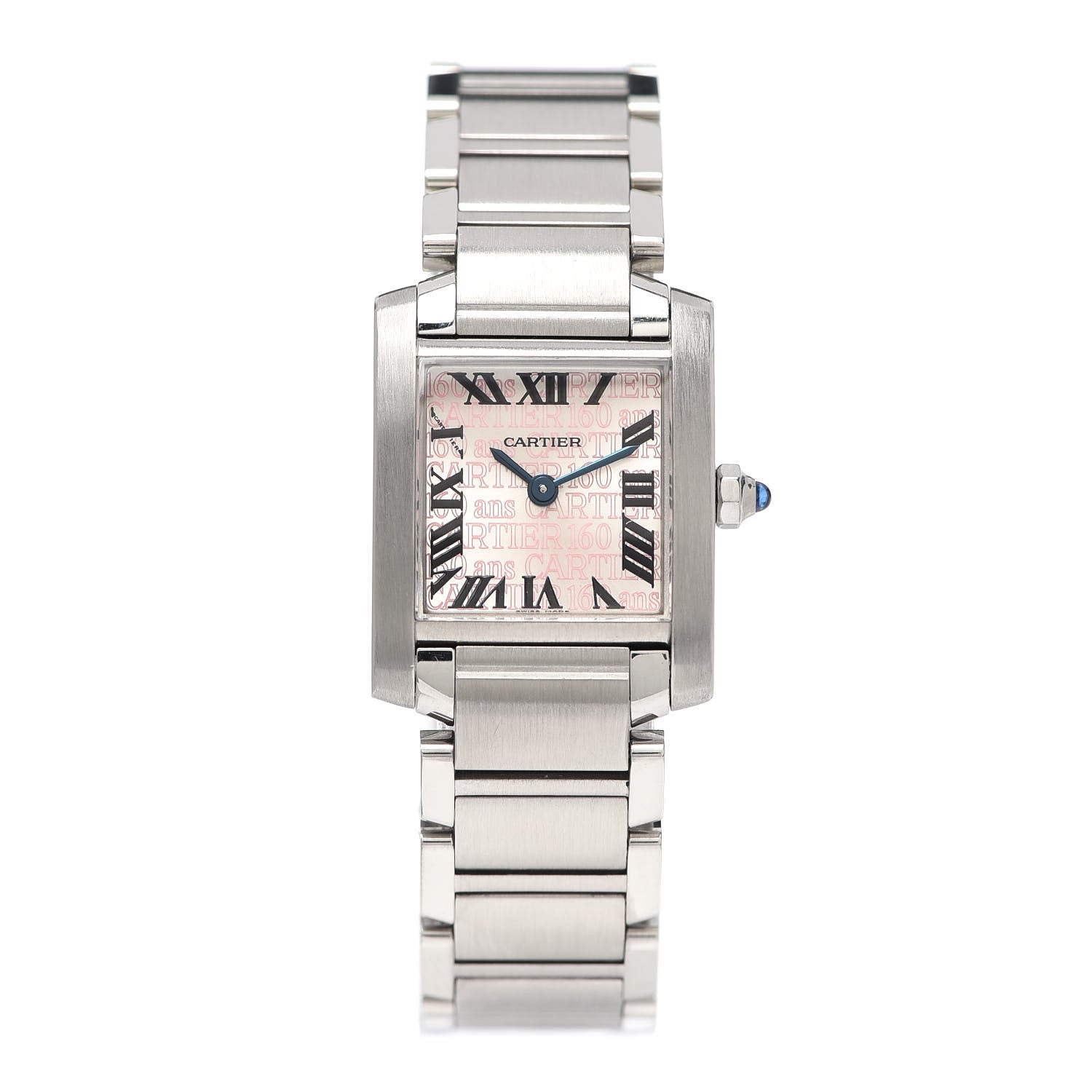 Cartier Stainless Steel 20mm Tank Francaise 160th Anniversary Quartz Watch 1 of 6