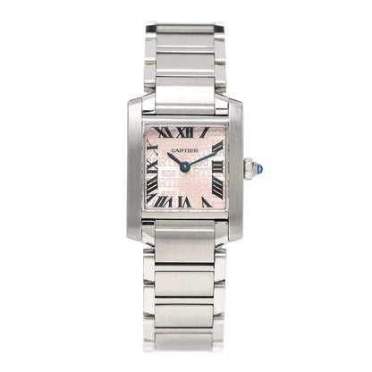 Cartier Stainless Steel 20mm Tank Francaise 160th Anniversary Quartz Watch 1 of 6