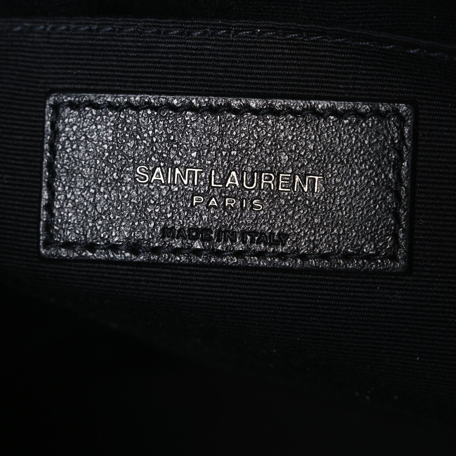 Saint Laurent Calfskin Matelasse Monogram Lou Camera Bag Granite 6 of 11