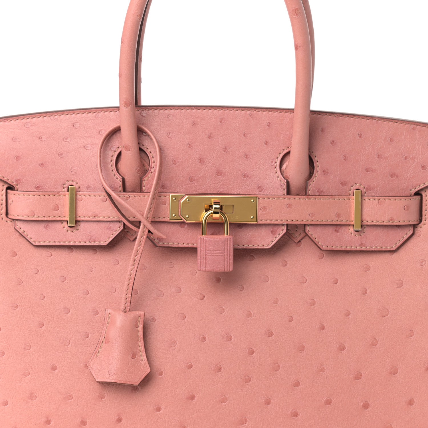 Hermes Ostrich Birkin 30 Terre Cuite 8 of 13