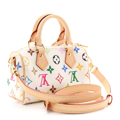 Louis Vuitton LV X TM Monogram Multicolor Nano Speedy White 3 of 9