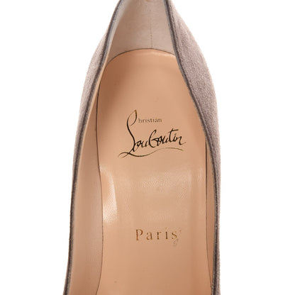 Christian Louboutin Veau Velours Pigalle Follies 100 Pumps 36.5 Lichen 7 of 7