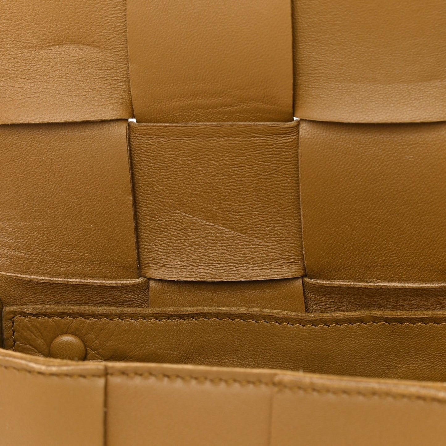 Lambskin Maxi Intrecciato Cassette Crossbody Bag Acorn