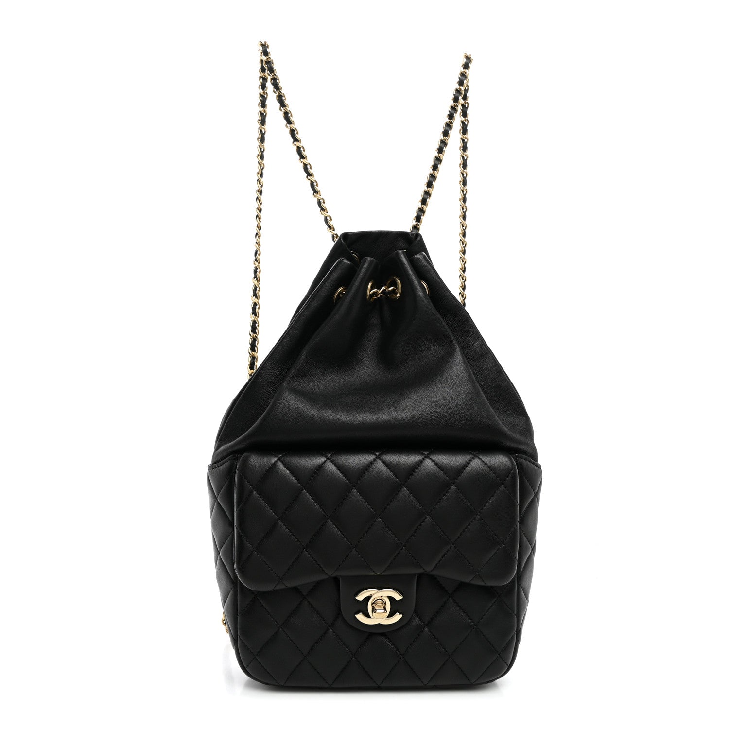 Chanel Lambskin Quilted Small In Seoul Backpack Black 1 of 10