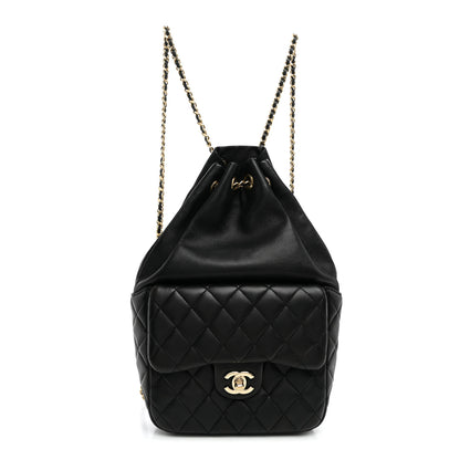 Chanel Lambskin Quilted Small In Seoul Backpack Black 1 of 10
