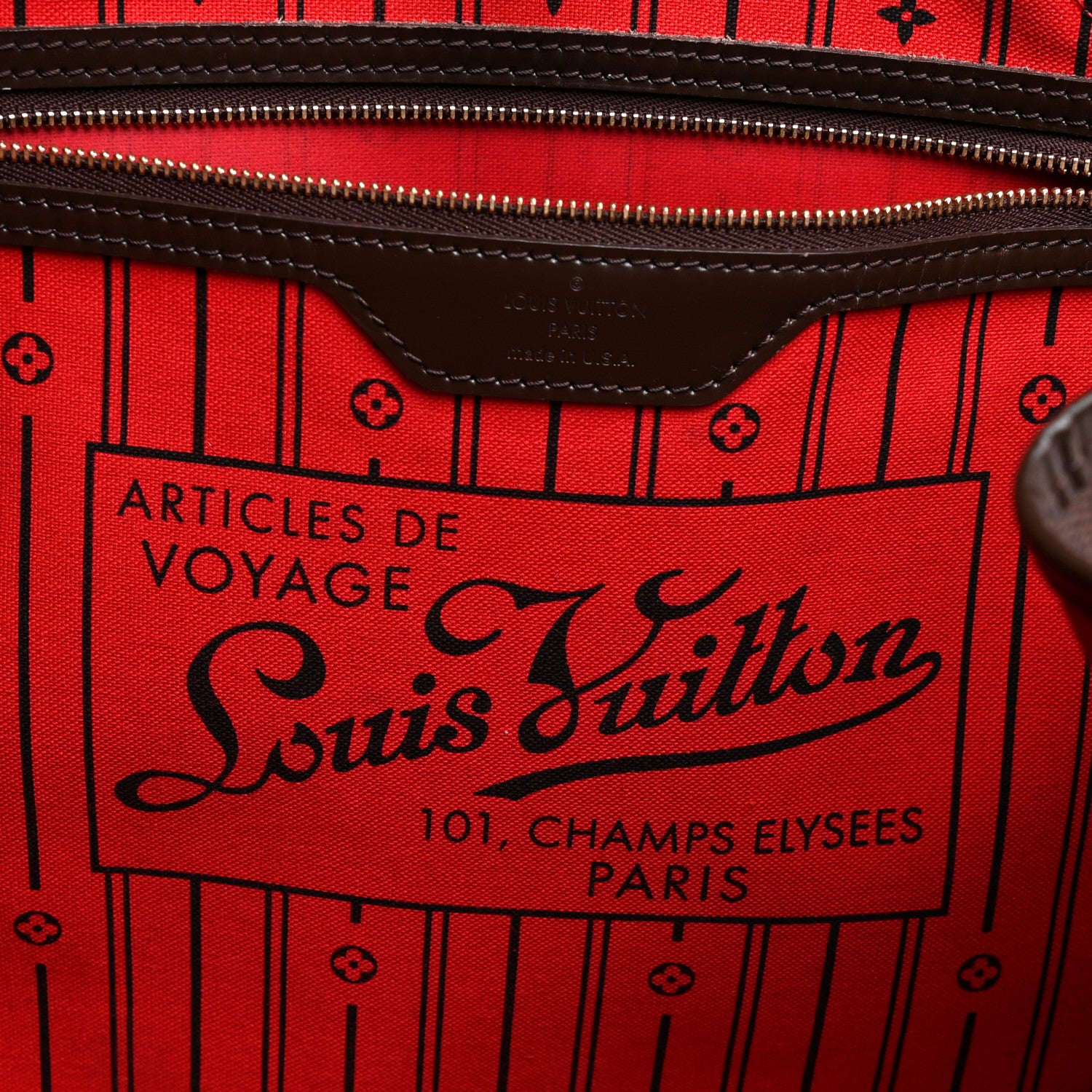 Louis Vuitton Damier Ebene Neverfull GM 8 of 11