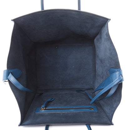 Celine Nappa Calfskin Medium Phantom Luggage Metallic Blue 5 of 21