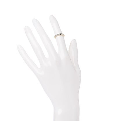 Tiffany 18K Yellow Gold Diamond Half Circle Wedding Band Ring 47 4 2 of 7