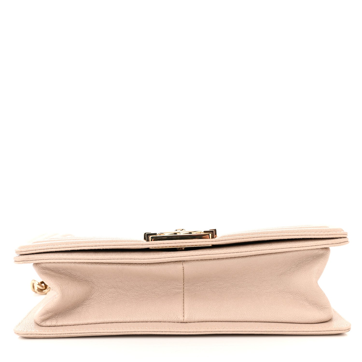 Chanel Caviar Quilted Medium Boy Flap Nude 11 of 11
