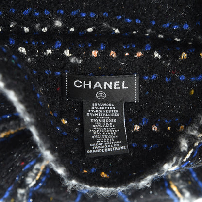 Chanel Wool Beanie Hat Black 4 of 4