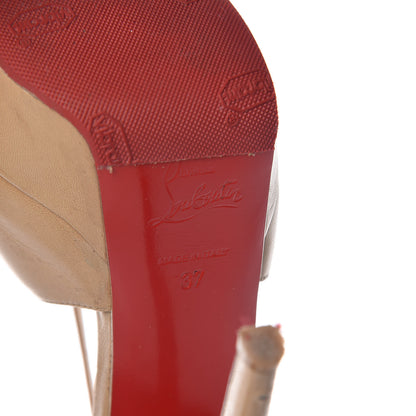 Christian Louboutin Kid Borghese 140 Pumps 37 Corde 8 of 11