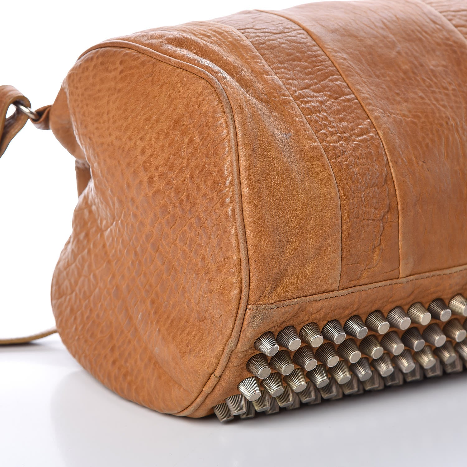 Alexander Wang Pebbled Lambskin Rocco Duffel Mustard 5 of 19