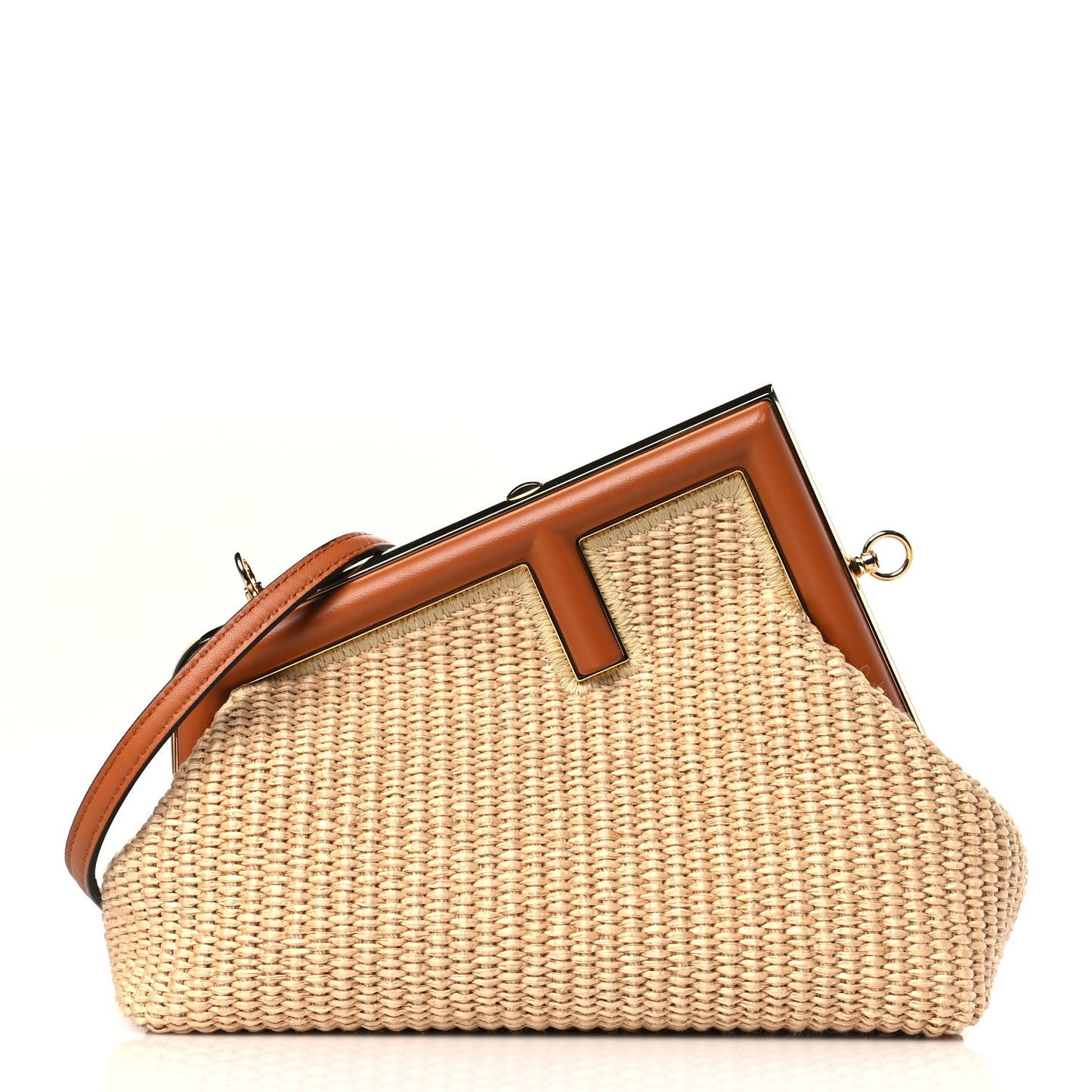 Paglia Chicco Diriso Nappa Small Fendi First Alchemy Brandy