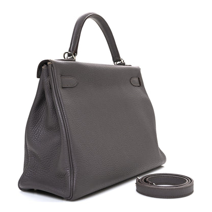 Hermes Togo Kelly Retourne 32 Etain 3 of 13
