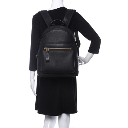 Tom Ford Grained Calfskin Buckley Backpack Black 2 of 9