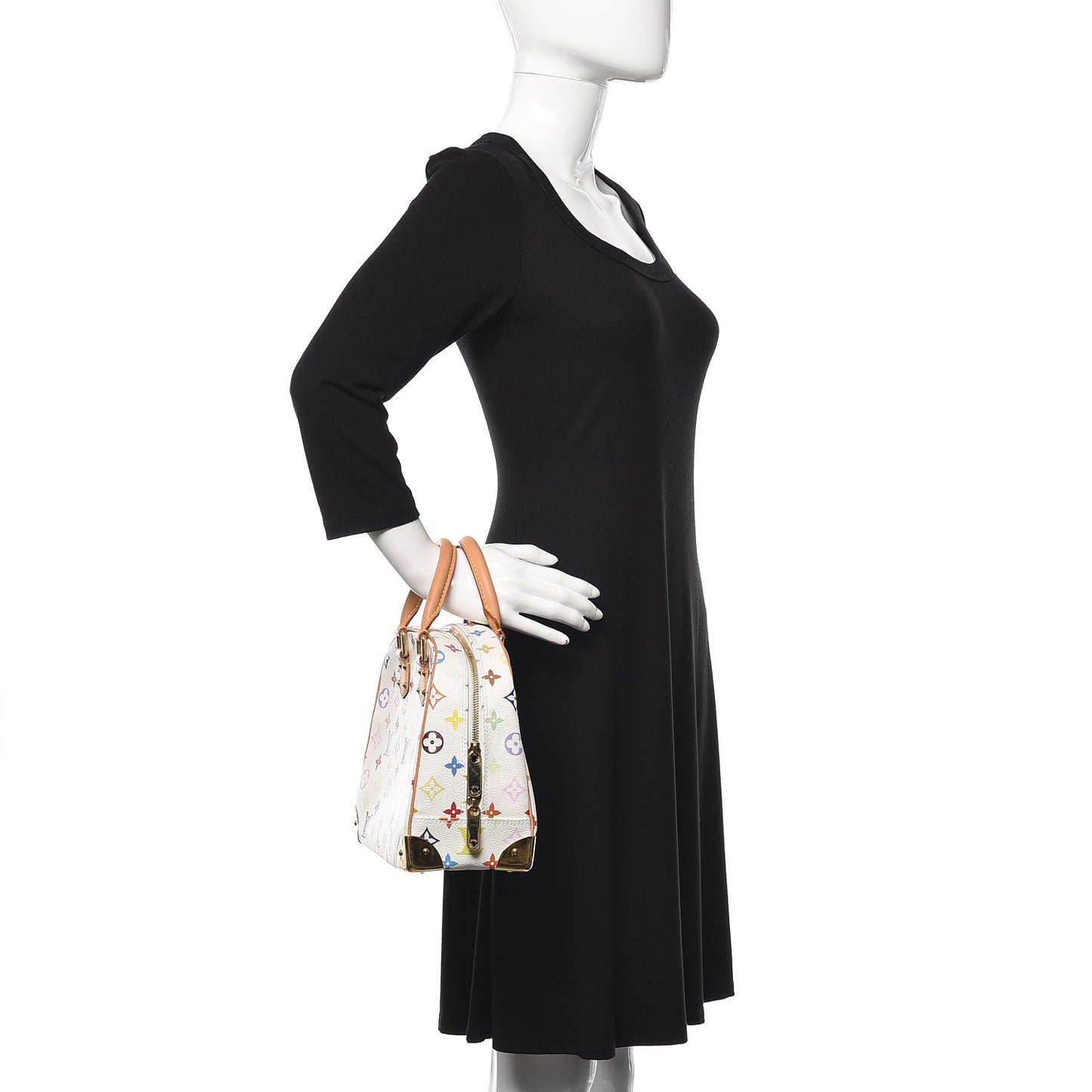 Monogram Multicolor Trouville White