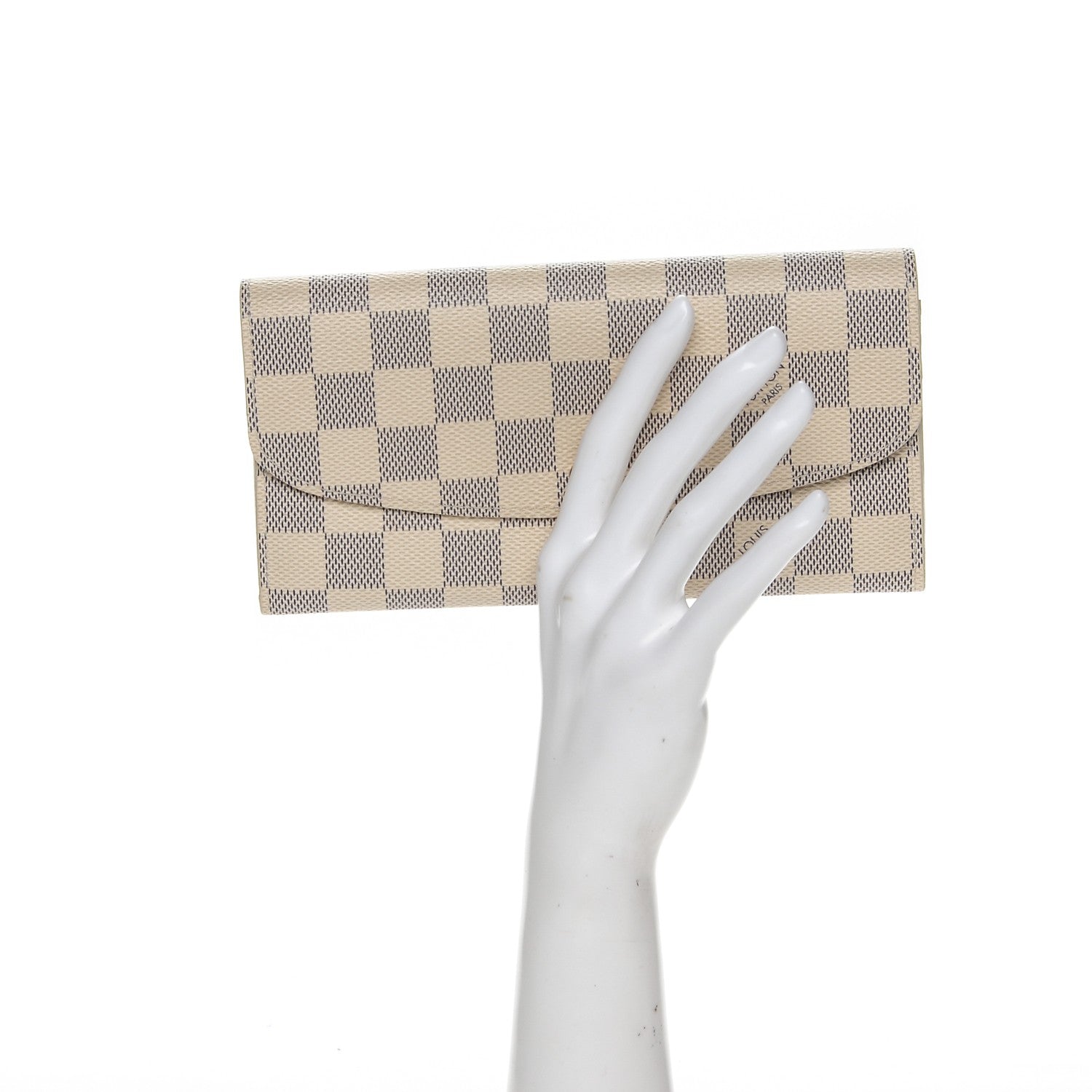 Louis Vuitton Damier Azur Emilie Wallet 2 of 7