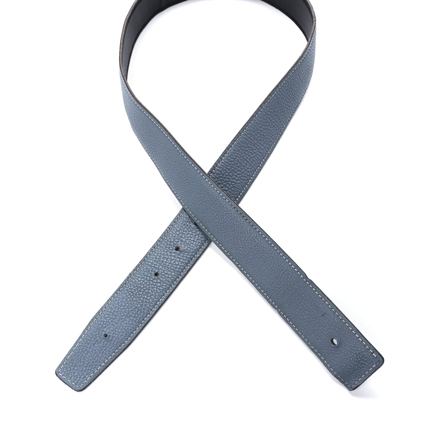 Swift Togo 32mm Guilloche H Belt 80 Black Blue Jean