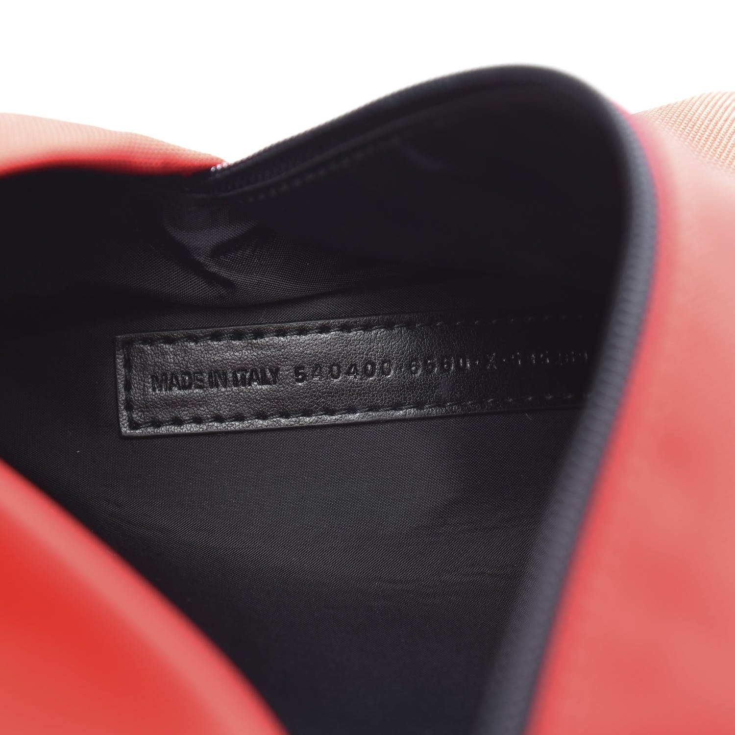 Balenciaga Nylon Logo Embroidered Double Pack Backpack Red Blue 7 of 11
