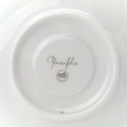Hermes Porcelain Passifolia Coffee Cup And Saucer Set Of 2 8 of 9