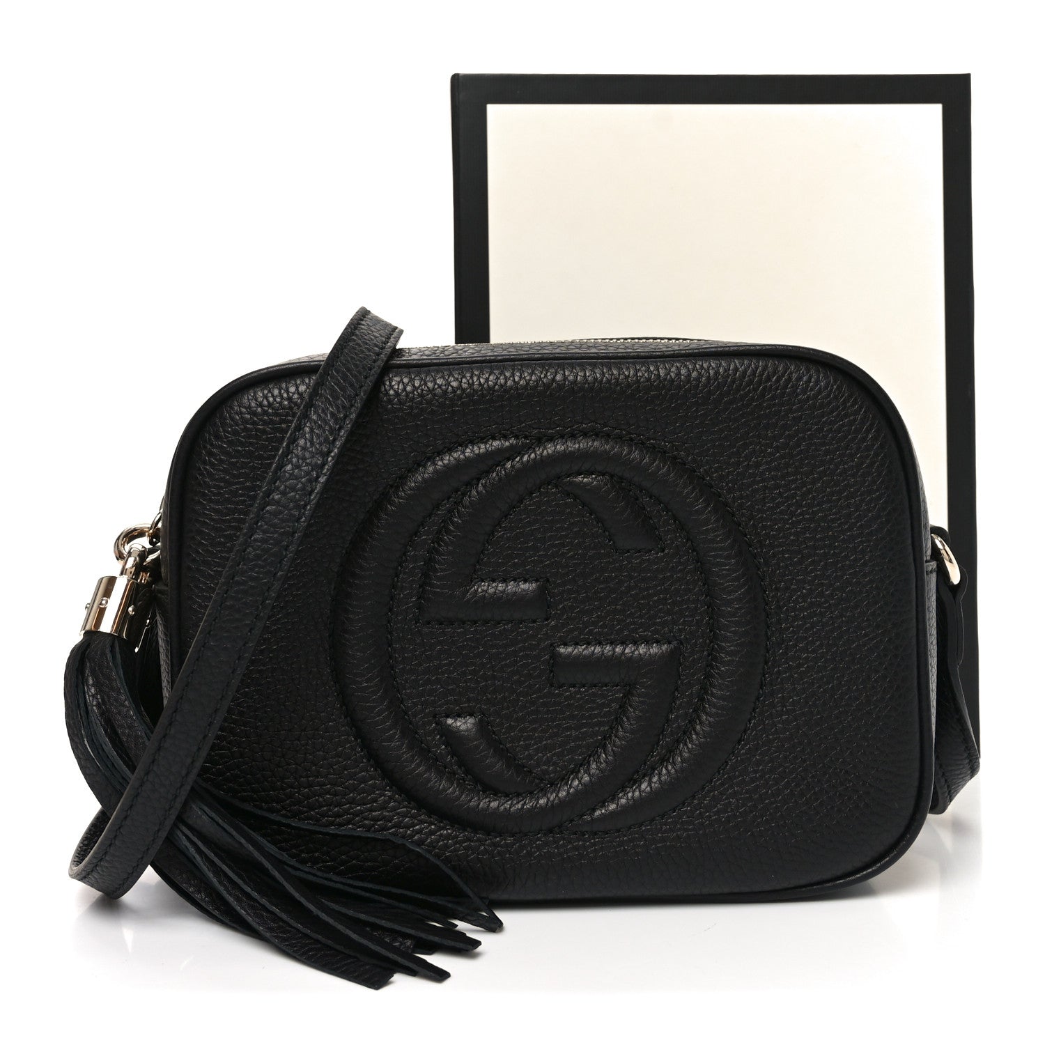 Gucci Pebbled Calfskin Small Soho Disco Bag Black 11 of 11