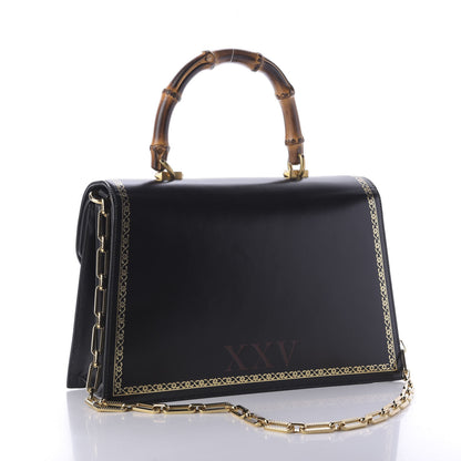 Gucci Smooth Calfskin Medium Ottilia Top Handle Bag Black 4 of 10