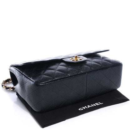 Chanel Caviar Jumbo Single Flap Black 4 of 8