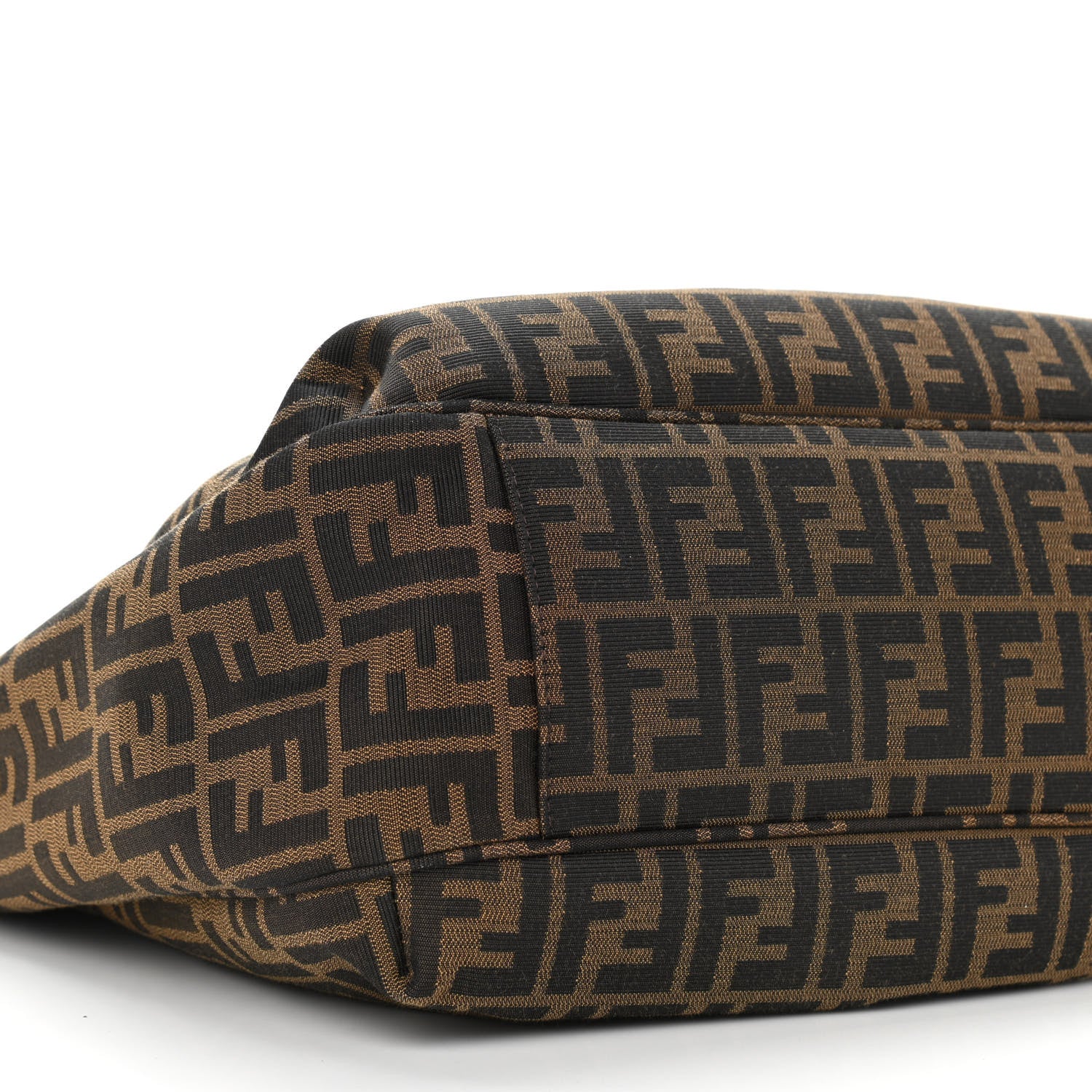 Fendi Zucca Vitello Artic Grande Shopping Tote Tobacco Castagna 11 of 12