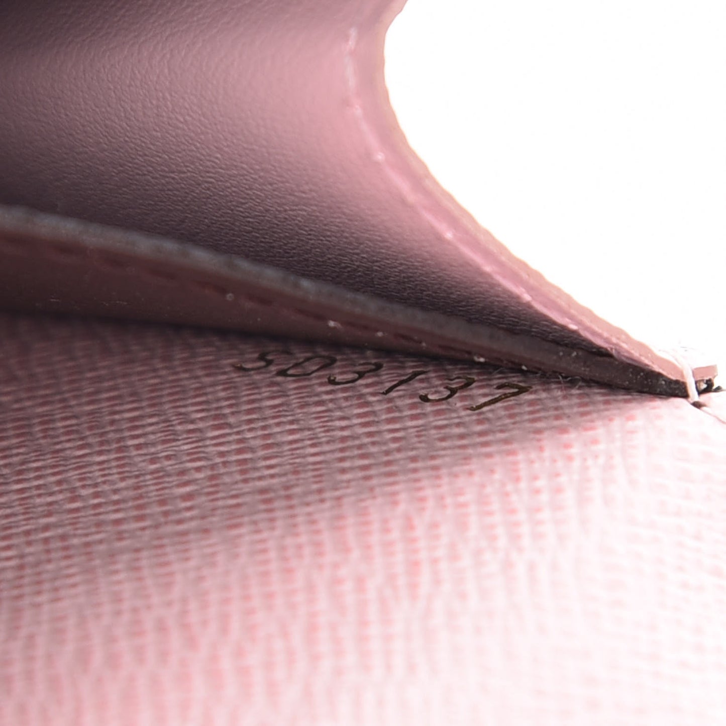 Monogram Emilie Wallet Rose Ballerine