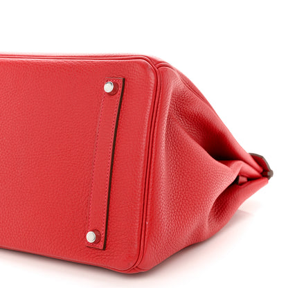 Hermes Togo Birkin 35 Rouge Casaque 10 of 14